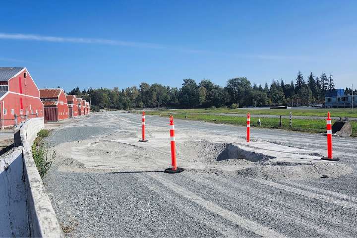 Demolition underway at Fraser Downs