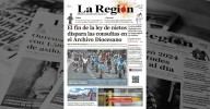 La portada de La Región de este lunes, 22 de septiembre