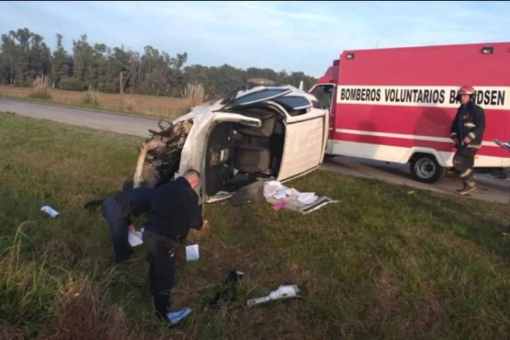 Fatal accidente en la Ruta 215: murió un hombre y hay otros dos heridos