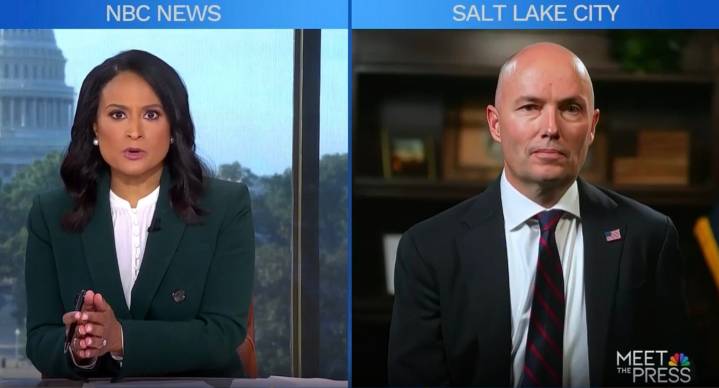 NBC’s Welker Confronts Utah Gov. Cox On Trump Condeming ‘Radicals On the Left’
