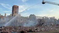 Camden DeRoyal Textile building fire causes historic mill collapse
