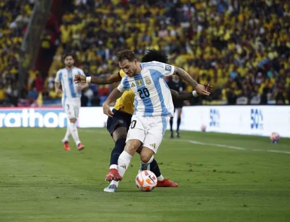 Argentina cerró las Eliminatorias con un traspié ante Ecuador
