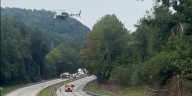 Saluda crews airlift victim of motorcycle crash on highway
