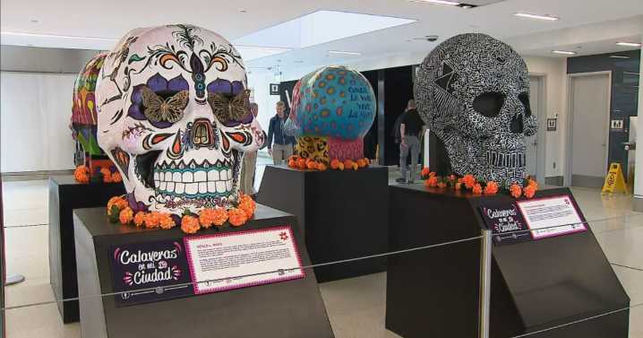 Art exhibit at Denver International Airport celebrates Dia de los Muertos