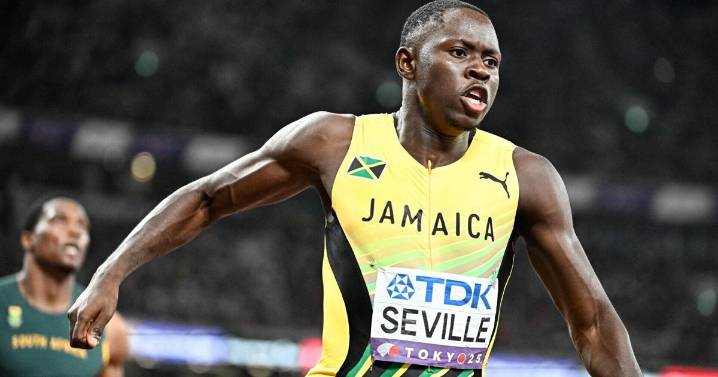 Oblique Seville wins 100m world title, puts Jamaica back on top of men's sprinting