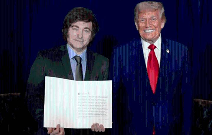 Donald Trump a Javier Milei: “Tiene mi total respaldo para la reelección”