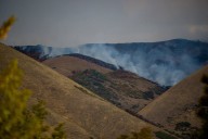Fire burning near the University of Utah