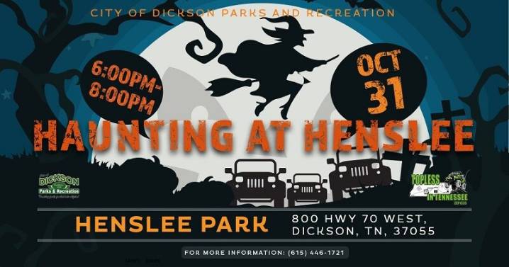 Free Halloween Event ‘Haunting at Henslee’ Brings Trick-or-Treating and Food Trucks to Dickson
