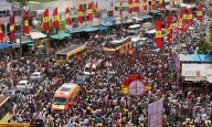 Shoes, poles and garbage: Karur's tell tale signs of celebration turning into mourning