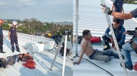 Rescate en las alturas de Cuernavaca: PC Morelos salvaguarda a persona en techo de supermercado