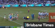 Sharks prop KO'd in 'total accident'