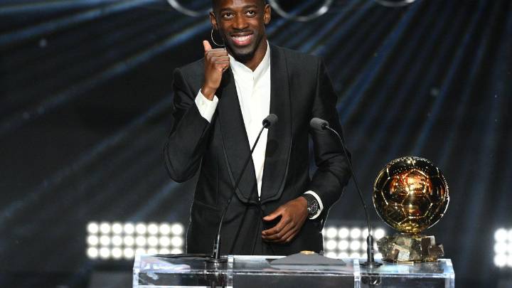 Ousmane Dembélé se quedó con el Balón de Oro