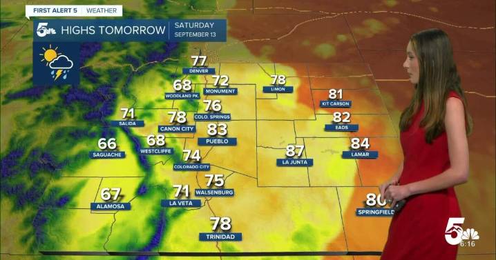 Moisture increase will lead to more storm chances for the beginning of the weekend