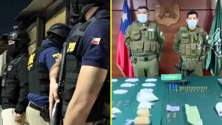 Megaoperativo de Carabineros y la PDI deja 21 detenidos en la zona sur de la Región Metropolitana