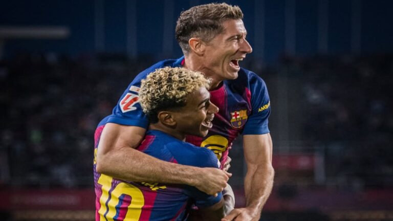 Lamine Yamal regresó para darle el liderato al Barcelona