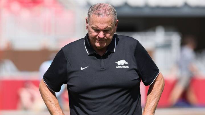 Arkansas fires coach Sam Pittman, names Bobby Petrino interim