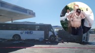 Vecinos atrapan a conductor que provocó choque en gasolinera de Ciénega de Flores