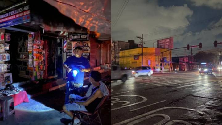 Apagones afectan negocios, semáforos y luminarias en el centro de Monterrey