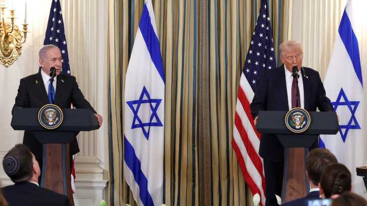 Trump e Netanyahu pactan un plan de paz para Gaza cun goberno de transición sen Hamas