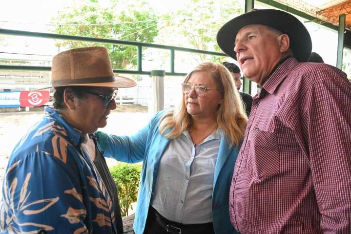 Delgado y Gyoker acompañaron la 44ª Exposición Nacional de Ganadería en Villa Ángela