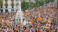 'Pinchazo independentista' en la Diada: los asistentes se desploman hasta los 28.000, menos de la mitad que en 2024