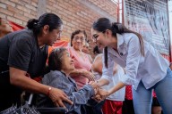 Recorre Geraldine Ponce la colonia 20 de noviembre tras la tormenta extraordinaria