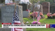 Dozens of tombstones vandalized in Ansonia