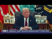 Trump speaks out Charlie Kirk assassination