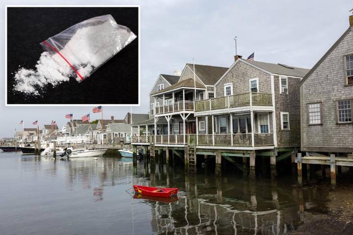 Nantucket cocaine levels are 50% higher higher than US average, sewage tests show