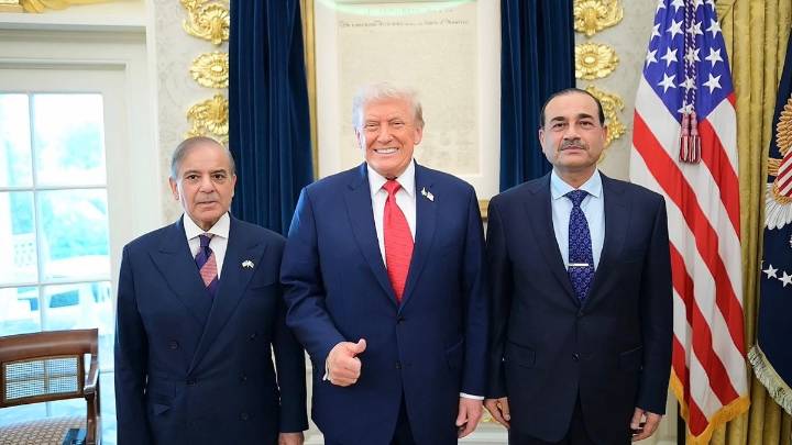 Shehbaz Sharif, Asim Munir meet Donald Trump at White House