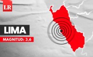 Temblor de magnitud 3,6 se registró hoy en Lima, según IGP