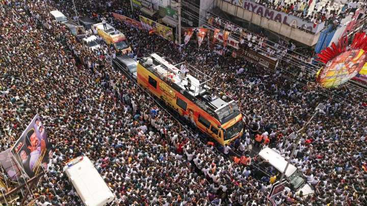TVK Vijay rally LIVE updates: At least 10 die after crowd surge in Karur