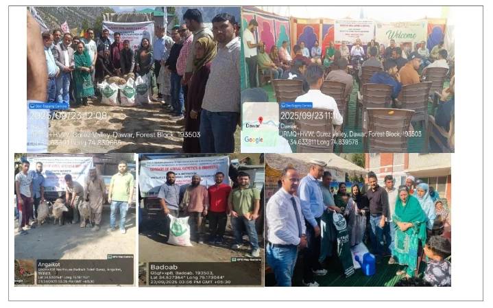 SKUAST-K establishes 5 improved sheep units in Gurez