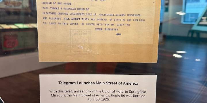 We the People: Route 66 got its kick from a telegram sent from Springfield, Missouri
