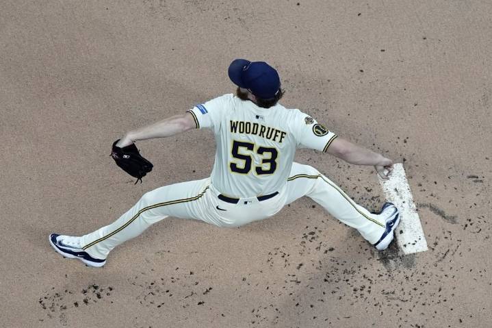 Brewers’ Brandon Woodruff headed to injured list; status for playoffs uncertain