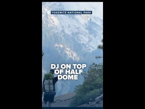 First ever recorded DJ set on top of Half Dome