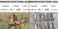 Autoridades aseguran explosivos, cargadores y cartuchos en Navolato, Sinaloa