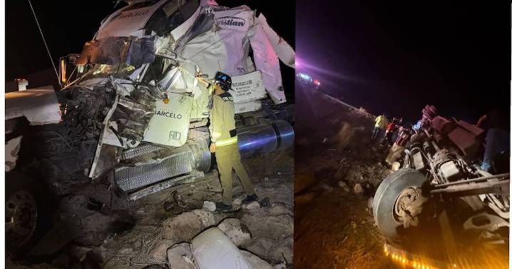 Aparatosa volcadura de tráiler en la carretera San Luis