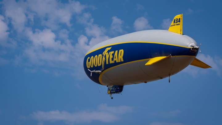 Goodyear blimp's trip to Eugene marks return for Oregon