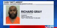 Houston man accused of following man from bank, stealing $10K out of his vehicle in Moss Bluff