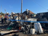 Watch: Video shows explosion that destroyed SE Portland food