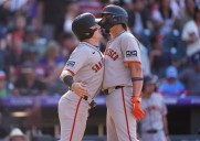SF Giants continue rolling by blasting Rockies, move back to .500