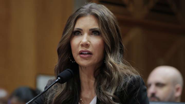 Trump's Messy Comment Hints Kristi Noem's & Cory Lewandowki Affair Gossip Isn't BS