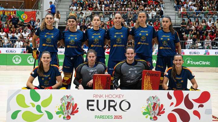 María Sanjurjo lidera a España en la conquista del noveno Europeo femenino de hockey sobre patines