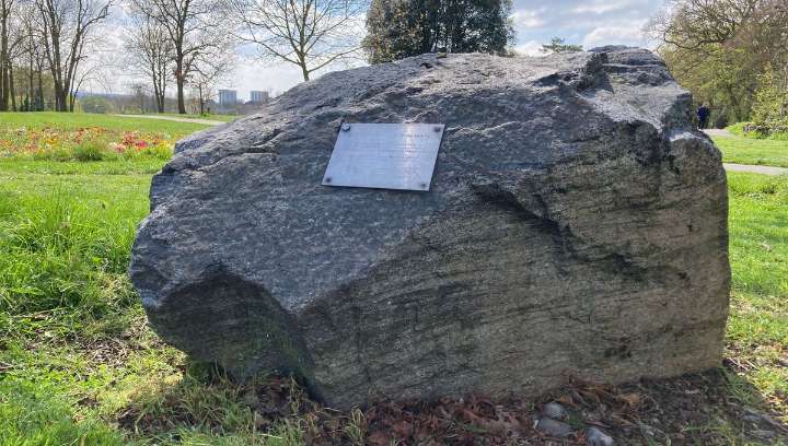 These 2-Billion-Year-Old Millennium Rocks Arrived In London To Celebrate Y2K