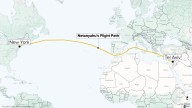 Netanyahu's jet largely avoids European airspace in unusual route to New York