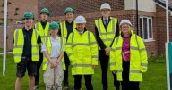 Coatbridge MP Frank McNally visits Persimmon Homes development in Muirhead