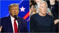 Giorgio Armani tenía una relación con Donald Trump que muy pocos se imaginaban