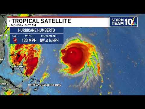 Twin storms churn in the Atlantic: Humberto and Imelda