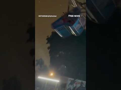 WATCH: Terrifying video shows a carnival ride in Los Angeles malfunction #shorts #losangeles #usa